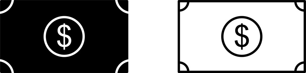 Unique Dollar Vector Icon