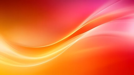 Obraz premium Abstract Orange and Red Swirling Gradient Background