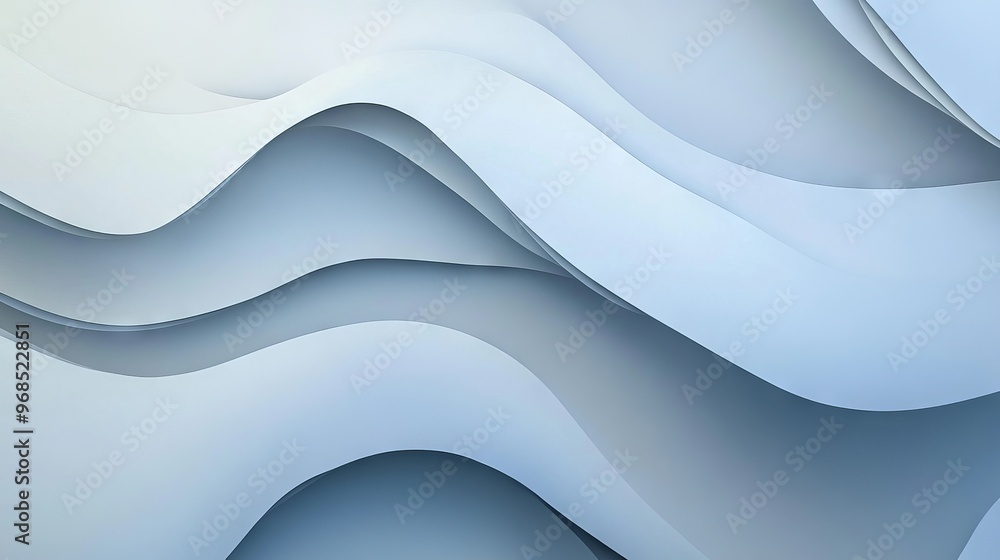Poster abstract smooth light gray geometry paper with futuristic minimalist design - subtle vector backgrou