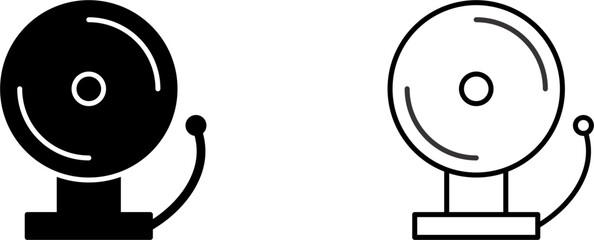 Unique Fire Alarm Vector Icon