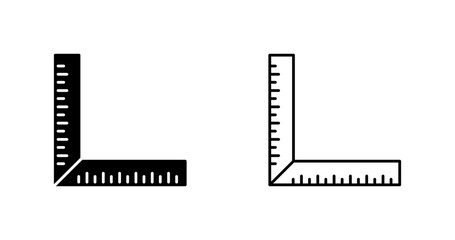 square Ruler Vector Icon