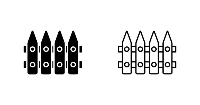 Fence Vector Icon