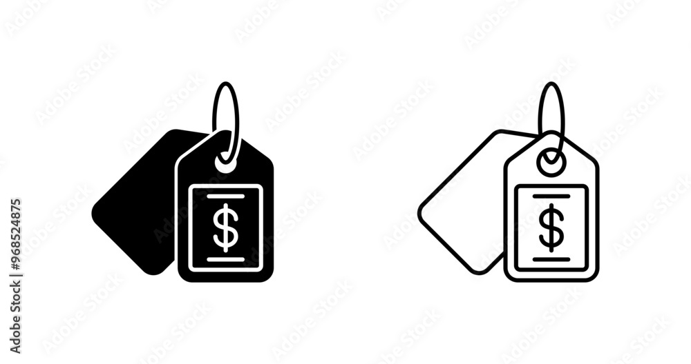 Wall mural Price Tag Vector Icon