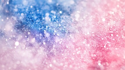 Obraz premium Abstract Blurred Bokeh Background with Pink and Blue Sparkle