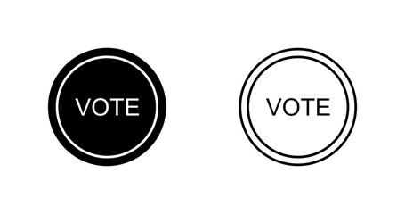 Vote Link Vector Icon