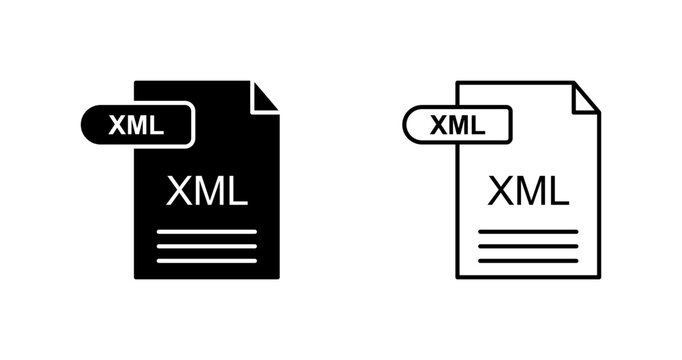 XML Vector Icon