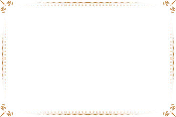 Elements of ornate vintage frames. Gold on white classic calligraphy swirls, floral motifs. Design print for greeting cards, wedding invitations, restaurant menu, royal certificates. Set 118
