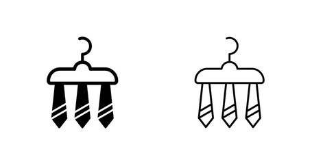 Three Ties Vector Icon