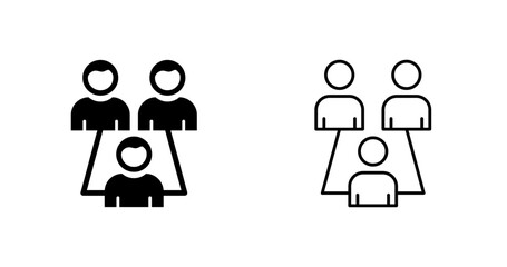 Connected Users Vector Icon