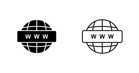 World Wide Web Vector Icon