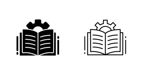 Open Book Vector Icon