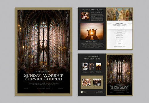Church Service Program Template