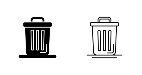 Trash Can Vector Icon