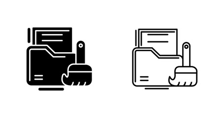 Data Cleaning Vector Icon