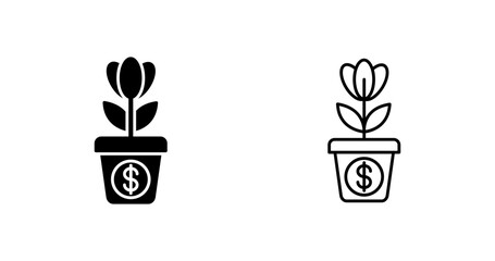 Growth Vector Icon