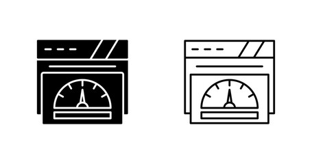 Speedometer Vector Icon