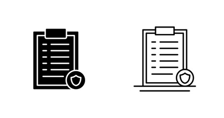 List Protection Vector Icon