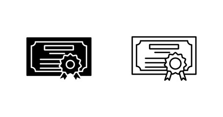 Diploma Vector Icon