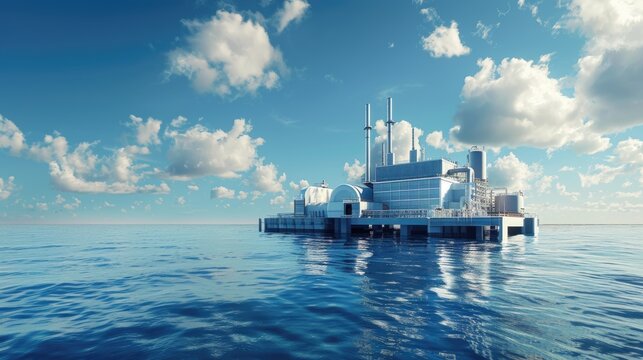 Innovative ocean thermal energy conversion OTEC power plant