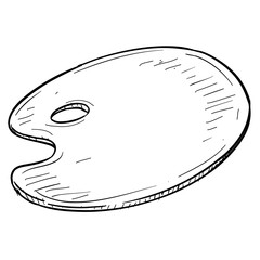 color palette handdrawn illustration