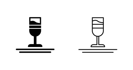Rainbow Drink Vector Icon