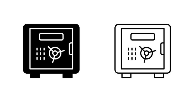Safe Box Vector Icon