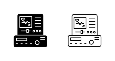 Electrocardiogram Vector Icon