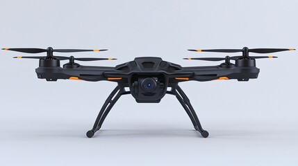 Drone, on the white background