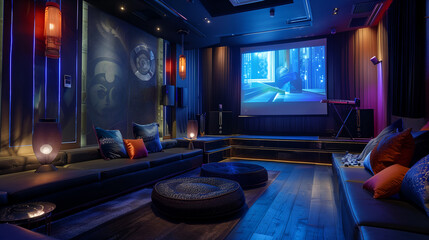 Karoke room, Entertainment room.