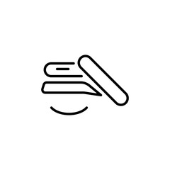 Eyebrow Shaping icon. Simple eyebrow shaping icon for social media, app, and web design. Vector illustration