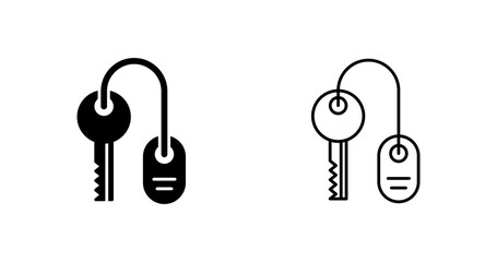 Room key Vector Icon