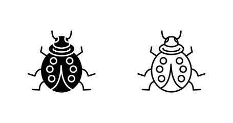 Ladybug Vector Icon