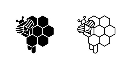 Fototapeta premium Honeycomb Vector Icon