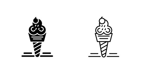 Ice Cream Vector Icon