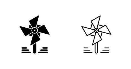 Pinwheel Vector Icon