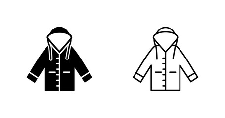 Raincoat Vector Icon