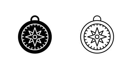 Compass Vector Icon