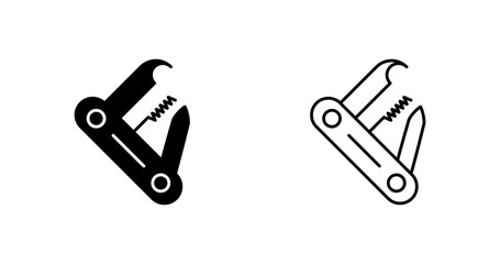 Swiss Army Knife Vector Icon