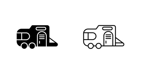 Caravan Vector Icon