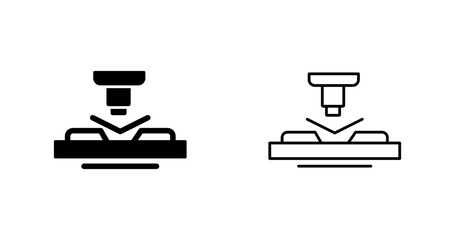 Press Vector Icon