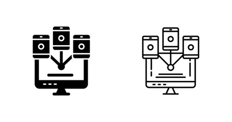 Computer Networks Vector Icon
