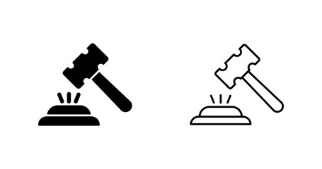 Gavel Vector Icon