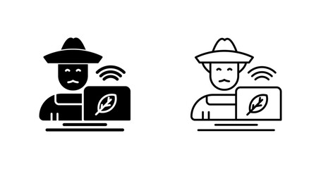Farmer Vector Icon