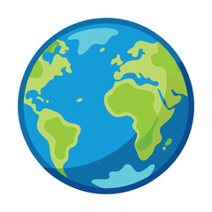 Earth Outline Drawing Design Vector Illustration Clipart Eps