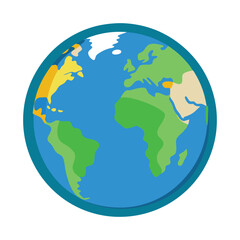 Earth Outline Drawing Design Vector Illustration Clipart Eps