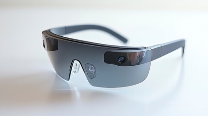 Smart glasses, on the white background