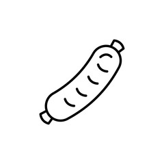 Sausage icon. Simple sausage icon for social media, app, and web design. Vector illustration.