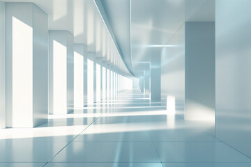 Obraz premium Futuristic 3D Virtual Space Background