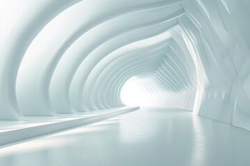 Naklejka premium Futuristic 3D Virtual Space Background