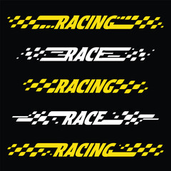 Abstract colourful race lines